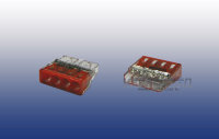 Клемма соединительная  4-проводная WAGO для распределительных коробок с контактной пастой "Alu-P