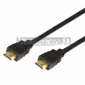 Видеошнур HDMI-HDMI 5м  v1.4, Gold Видеошнур HDMI-HDMI 5м