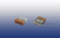 Клемма соединительная  3-проводная WAGO для распределительных коробок с контактной пастой "Alu-P