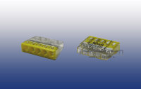 Клемма соединительная 5-проводная WAGO для распределительных коробок с контактной пастой "Alu-P